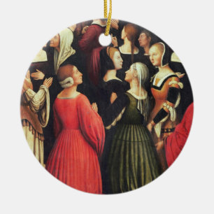 Coronation of the Virgin, 1513 (oil on panel) (det Ceramic Tree Decoration