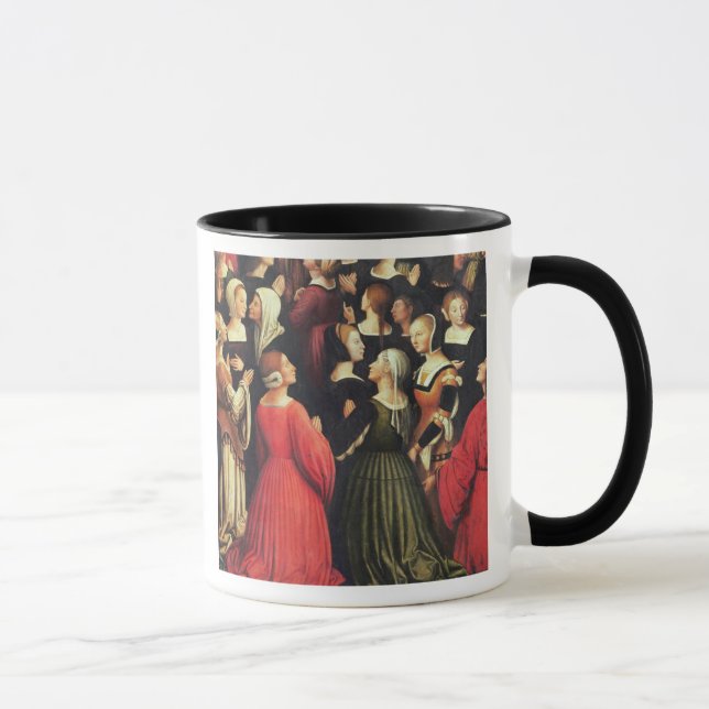 Coronation of the Virgin, 1513 (oil on panel) (det Mug (Right)