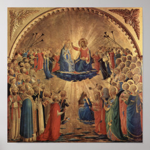 Coronation of the Virgin by Fra Angelico - Poster