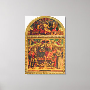 Coronation of the Virgin Canvas Print