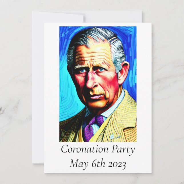 Coronation Party Invitation (Front)