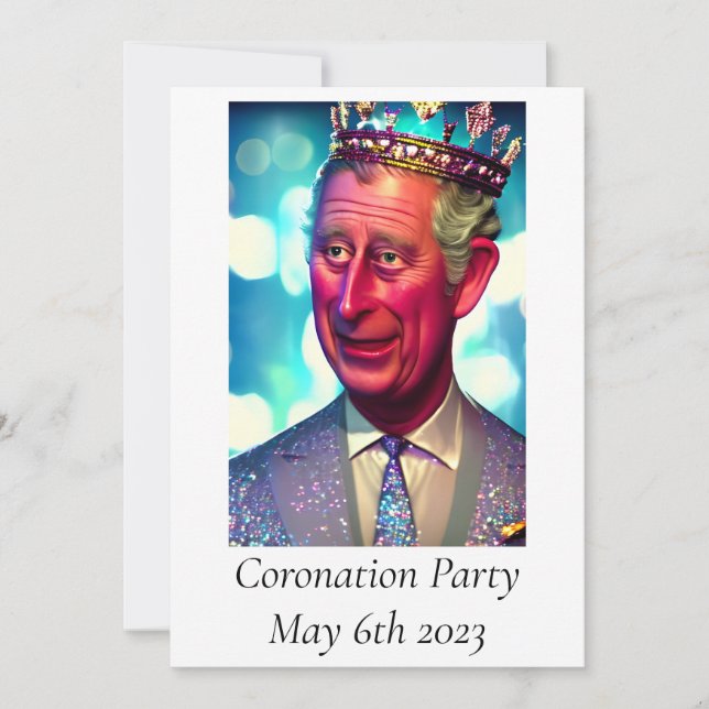 Coronation Party Invitation (Front)