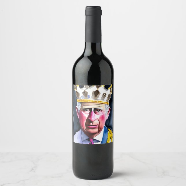 Coronation Party Wine Label (Front)