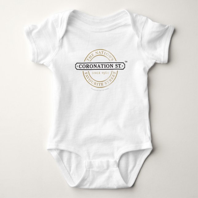 Coronation Street - Logo Baby Bodysuit (Front)