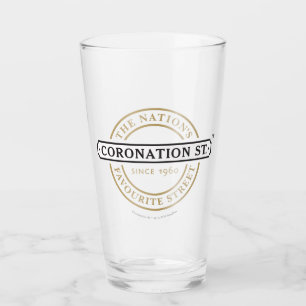 Coronation Street - Logo Glass