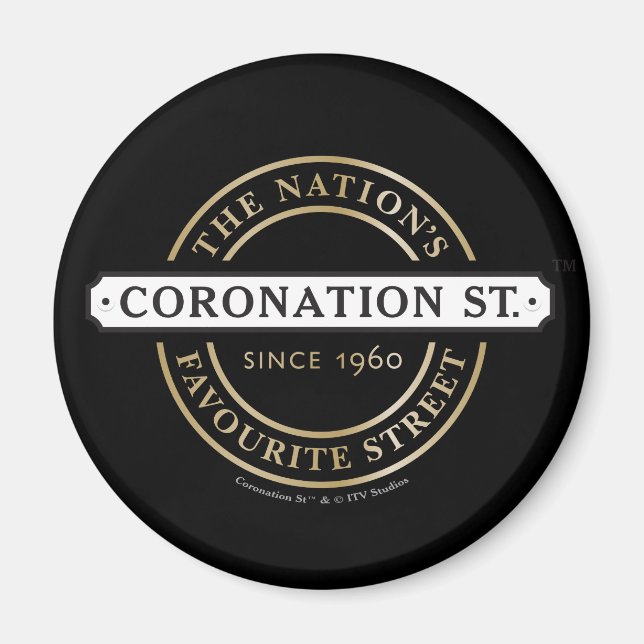 Coronation Street - Logo Magnet (Front)
