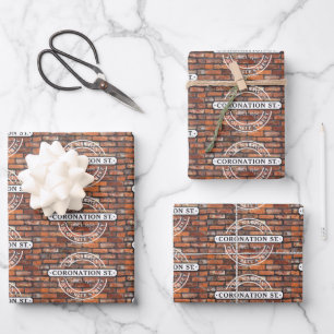 Coronation Street - Sign Poster Wrapping Paper Sheet