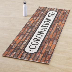 Coronation Street - Sign Poster Yoga Mat