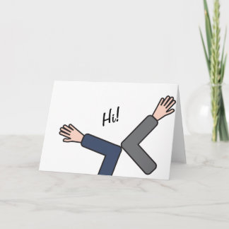 Coronavirus Elbow Handshake Card