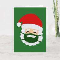 coronavirus face mask santa christmas