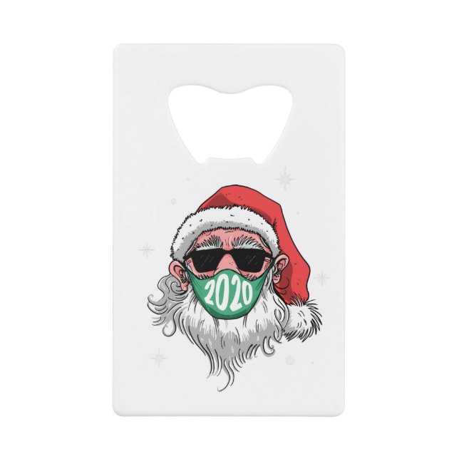 coronavirus face mask santa claus 2020 (Front)
