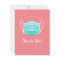 Coronavirus Face Mask Thank You Flat Card