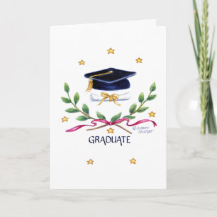 Coronavirus Graduation Victory Emblem Card