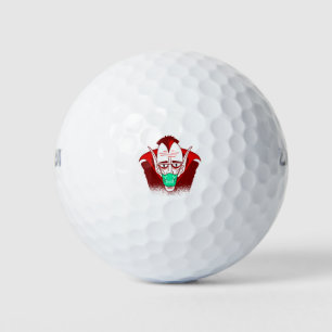 coronavirus halloween face mask vampire golf balls