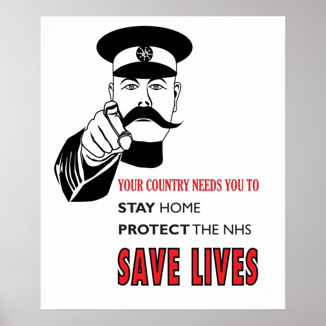Coronavirus Lord Kitchener Poster (Front)