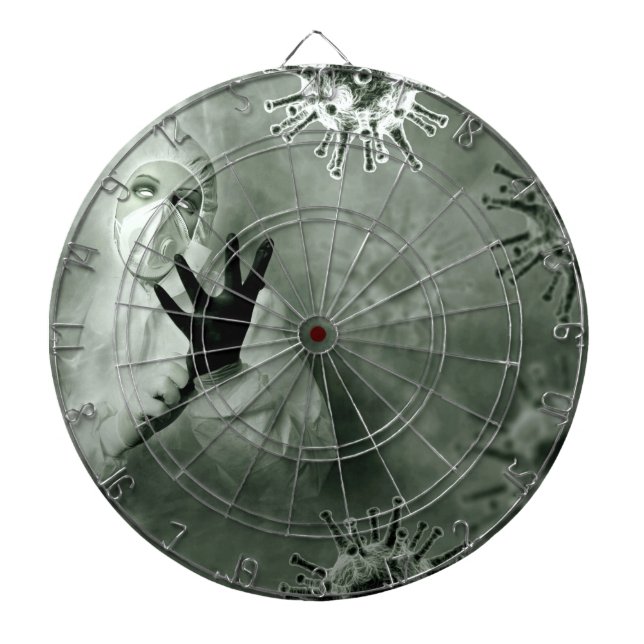 Coronavirus Nurse Dartboard (Front)