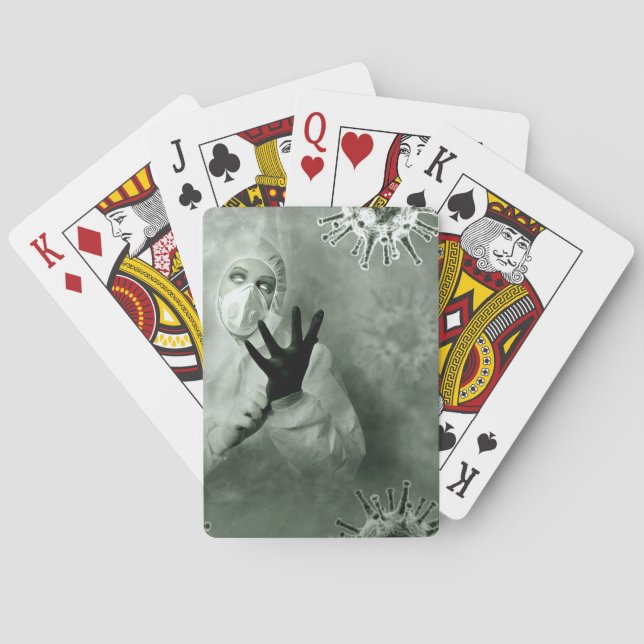 Coronavirus Nurse Playing Cards (Back)