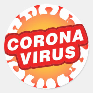 CoronaVirus Sticker Covid19 Corona Virus Text