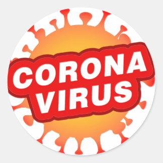 CoronaVirus Sticker Covid19 Corona Virus Text