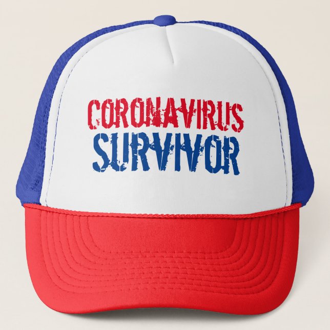 Coronavirus Survivor Trucker Hat (Front)