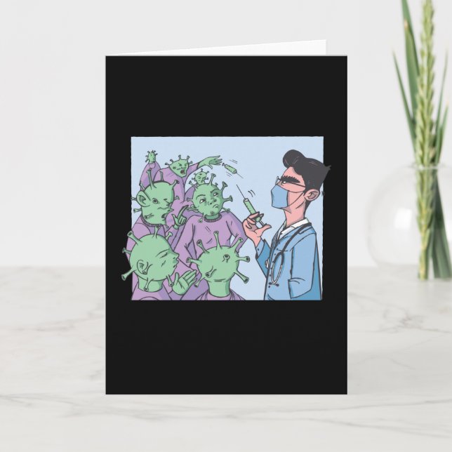 Coronavirus vaccine card (Front)