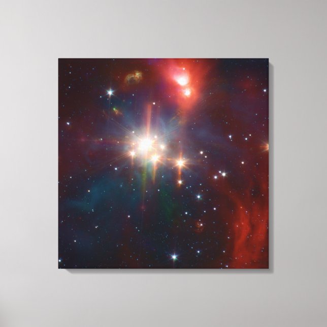 Coronet infrared star cluster NASA Canvas Print (Front)