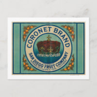Coronet Lemon LabelChula Vista, CA