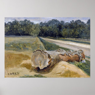 Corot - Fontainebleau Pavé De Chailly Poster