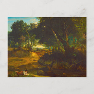 Corot Forest of Fontainbleau Postcard