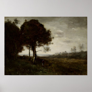 Corot - Landscape 1870 Poster