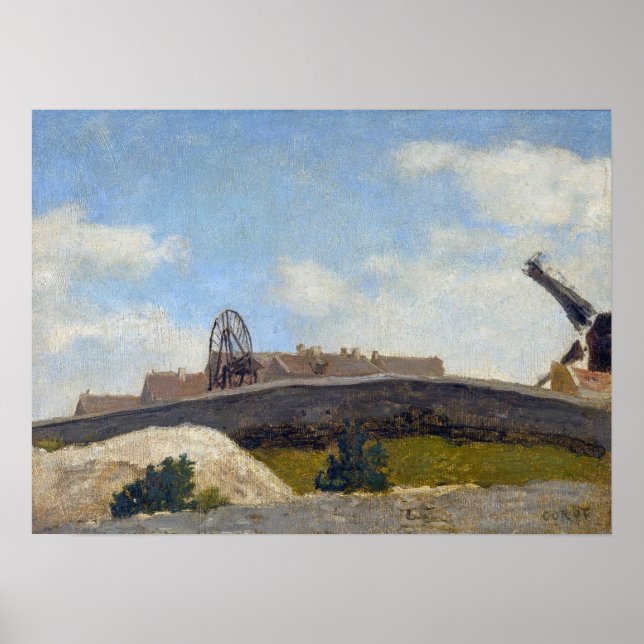 Corot - Montmartre Poster (Front)