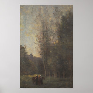 Corot - The Little Sleeper Poster