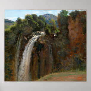 Corot - Waterfall At Terni Poster