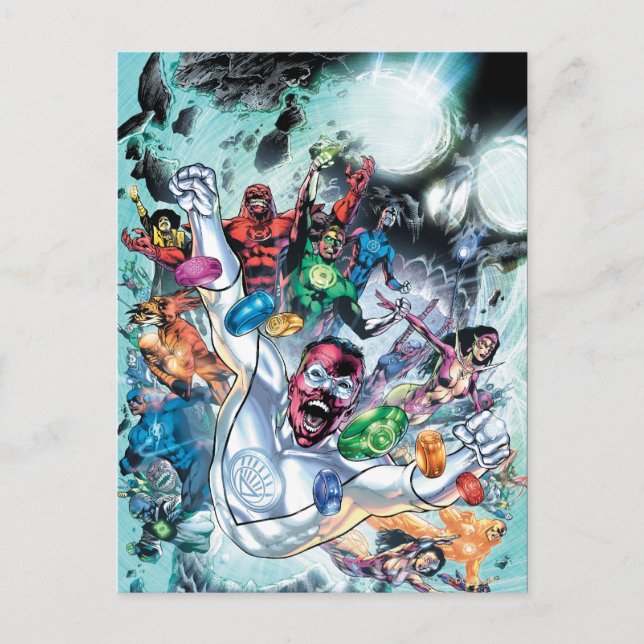 Corp Group with Rings Postcard (Front)