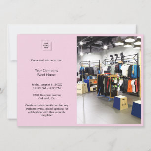 Corporate 5x7 Photo Event Invitation Design