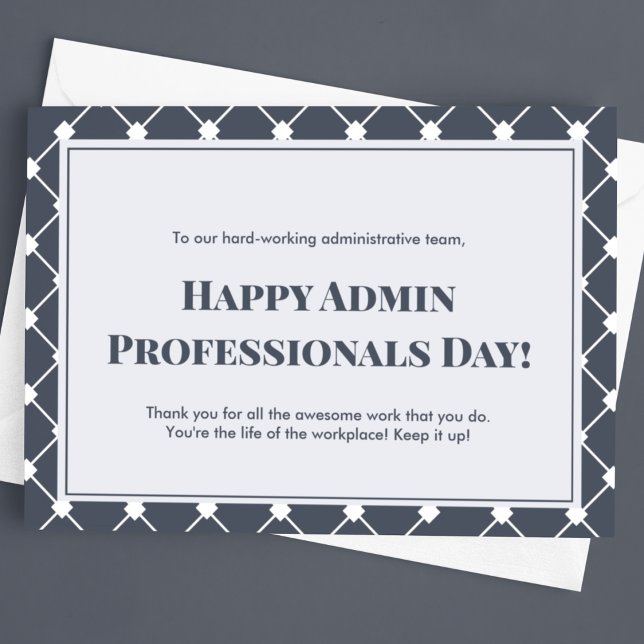  Corporate Administrative Professionals Day Postcard (Creator Uploaded)