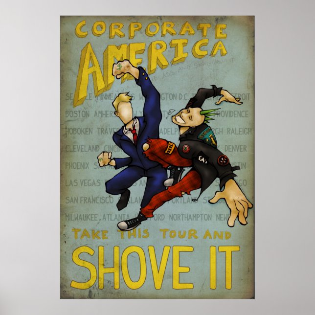 Corporate America Tour Poster (Front)