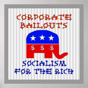 Corporate Bailouts Poster