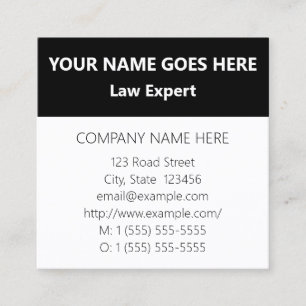 Corporate, Basic & Respectable Business Card