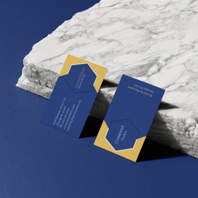 Corporate Blue Business Card (Creator Uploaded)