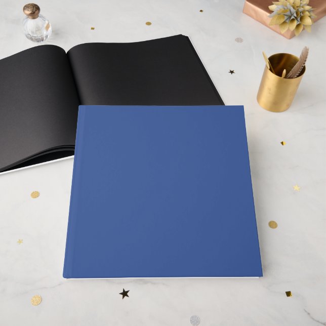 Corporate Blue Guest Book – Customisable (Front Open)