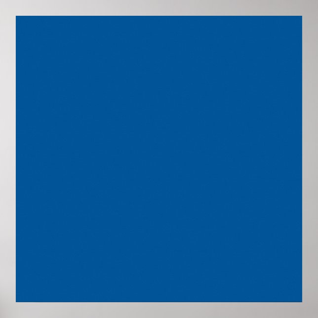 Corporate Blue Personalised Dark Colour Background Poster (Front)