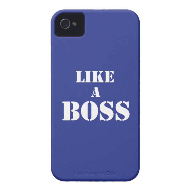 Corporate Boss Case-Mate iPhone Case (Back)