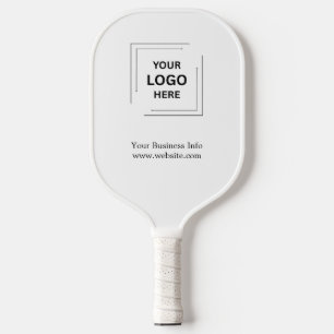 Corporate Branding   Your Logo Modern Minimalist  Pickleball Paddle
