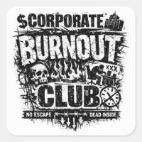 Corporate Burnout Club Funny Office Humour