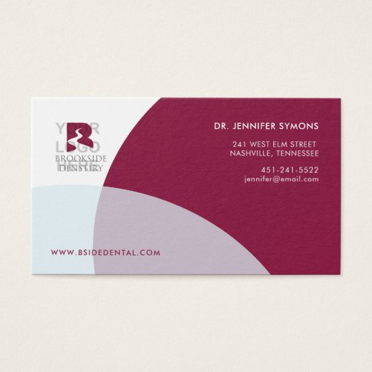 Corporate Business Card : Maroon