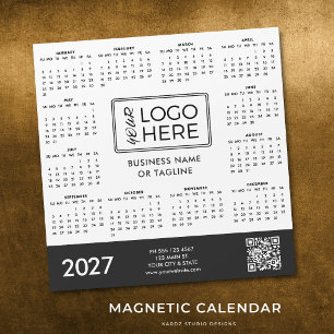 Corporate Business Logo 2027 Magnetic Calendar