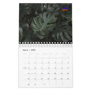 Corporate Business Logo Custom Photo Calendar