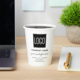 Corporate Business Logo Paper Cups