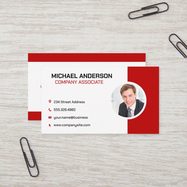 Corporate | Business Professional Business Card (Front/Back In Situ)